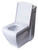 ALFI EAGO One Piece High Efficiency Low Flush Eco-Friendly Ceramic Toilet - TB336