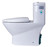 ALFI EAGO Modern Dual Flush One Piece Eco-Friendly High Efficiency Low Flush Ceramic Toilet - TB346