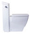 ALFI EAGO Modern Dual Flush One Piece Eco-Friendly High Efficiency Low Flush Ceramic Toilet - TB346