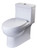 ALFI EAGO Dual Flush One Piece Eco-Friendly High Efficiency Low Flush Ceramic Toilet - TB359