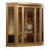 Maxxus 3 Person Corner Low EMF FAR Infrared Carbon Canadian Hemlock Sauna