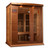 Maxxus Sauna 3 Per Low EMF FAR Infrared Carbon Canadian Red Cedar Sauna