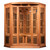 Golden Designs Maxxus 3-Person Corner Near Zero EMF (Under 2MG) FAR Infrared Sauna (Canadian Red Cedar) - MX-K356-01-ZF Ced