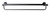 Alfi AB9538-BM Black Matte 26" Towel Bar & Shelf