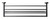 ALFI Black Matte 26" Towel Bar & Shelf - AB9538-BM