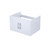 Lexora Geneva 30" Glossy White Wall Mount Vanity Cabinet Cabinet Only