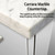 Lexora Geneva 48" Glossy White Single Wall Mount Vanity Cabinet, no Top and 48" LED Mirror