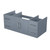 Lexora Geneva 48" Dark Grey Wall Mount Vanity Cabinet Cabinet Only