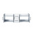 Lexora Geneva 60" Glossy White Wall Mount Vanity Cabinet Cabinet Only