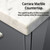 Lexora Geneva 60" Dark Grey Double Wall Mount Vanity Cabinet, no Top and 60" LED Mirror