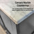 Lexora Dukes 48" Dark Grey Single Vanity Cabinet, White Carrara Marble Top, White Square Sink and 46" Mirror w/ Faucet