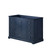 Lexora Dukes 48" Navy Blue Vanity Cabinet Only