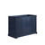 Lexora Dukes 48" Navy Blue Vanity Cabinet Cabinet Only