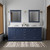 Lexora Dukes 80" Navy Blue Vanity Cabinet Cabinet Only