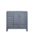 Lexora Jacques 36" Dark Grey Vanity Cabinet Only - Right Version