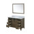 Lexora Marsyas 48" Rustic Brown Single Vanity Cabinet, White Quartz Top, White Square Sink and 44" Mirror