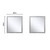 Lexora Marsyas 80" Ash Grey Double Vanity Ash Grey, White Quartz Top, White Square Sinks and 30" Mirrors w/ Faucets