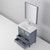 Lexora Volez 30" Dark Grey Single Vanity Cabinet, Integrated Top, White Integrated Square Sink and 28" Mirror w/ Faucet Lexora Volez 30" Dark Grey Single Vanity Cabinet, Integrated Top, White Integrated Square Sink and 28" Mirror w/ Faucet