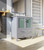 Lexora Volez 30" Dark Grey Single Vanity Cabinet, Integrated Top, White Integrated Square Sink and 28" Mirror w/ Faucet