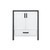 Lexora Ziva 30" White Vanity Cabinet Cabinet Only