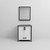 Lexora Ziva 30" White Single Vanity Cabinet, no Top and 28" Mirror