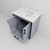Lexora Ziva 30" Dark Grey Single Vanity Cabinet, Cultured Marble Top, White Square Sink and no Mirror