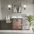 Lexora Ziva 30" Rustic Barnwood Single Vanity Cabinet, Cultured Marble Top, White Square Sink and 28" Mirror w/ Faucet