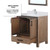 Lexora Ziva 30" Rustic Barnwood Single Vanity Cabinet, Cultured Marble Top, White Square Sink and 28" Mirror w/ Faucet