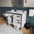 Lexora Ziva 48" White Vanity Cabinet Cabinet Only