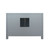 Lexora Ziva 48" Dark Grey Single Vanity, Cultured Marble Top, White Square Sink and no Mirror