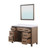 Lexora Ziva 48" Rustic Barnwood Single Vanity Cabinet, Cultured Marble Top, White Square Sink and 34" Mirror Lexora Ziva 48" Rustic Barnwood Single Vanity Cabinet, Cultured Marble Top, White Square Sink and 34" Mirror