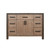 Lexora Ziva 48" Rustic Barnwood Vanity Cabinet Cabinet Only
