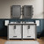 Lexora Ziva 60" White Vanity Cabinet Cabinet Only