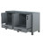 Lexora Ziva 60" Dark Grey Vanity Cabinet Only