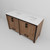 Lexora Ziva 60" Rustic Barnwood Double Vanity Cabinet, Cultured Marble Top, White Square Sink and no Mirror
