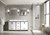 Lexora Ziva 72" White Double Vanity Cabinet, Cultured Marble Top, White Square Sink and 30" Mirrors w/ Faucet