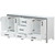 Lexora Ziva 72" White Vanity Cabinet Cabinet Only