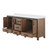 Lexora Ziva 72" Rustic Barnwood Double Vanity Cabinet, Cultured Marble Top, White Square Sink and no Mirror