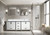 Lexora Ziva 80" White Double Vanity Cabinet, Cultured Marble Top, White Square Sink and 30" Mirrors