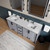 Lexora Ziva 80" Dark Grey Vanity Cabinet Cabinet Only