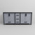 Lexora Ziva 80" Dark Grey Double Vanity Cabinet, Cultured Marble Top, White Square Sink and no Mirror