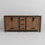 Lexora Ziva 80" Rustic Barnwood Vanity Cabinet Cabinet Only