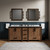 Lexora Ziva 80" Rustic Barnwood Vanity Cabinet Cabinet Only
