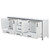 Lexora Ziva 84" White Vanity Cabinet Only