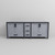 Lexora Ziva 84" Dark Grey Vanity Cabinet Cabinet Only