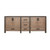 Lexora Ziva 84" Rustic Barnwood Vanity Cabinet Cabinet Only