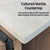 Lexora Ziva 84" Rustic Barnwood Double Vanity Cabinet, Cultured Marble Top, White Square Sink and no Mirror