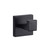 Lexora Bagno Lucido Stainless Steel Robe Hook - Matte Black