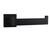 Lexora Bagno Lucido Stainless Steel Toilet Paper Holder - Matte Black