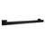 Lexora Bagno Lucido Stainless Steel 24" Towel Bar - Matte Black